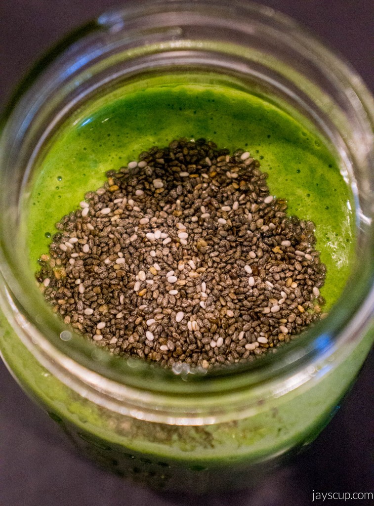 Juice with chia