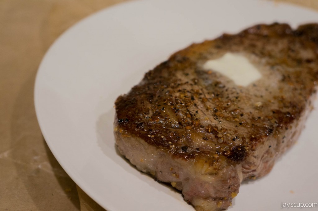 Steak with butter